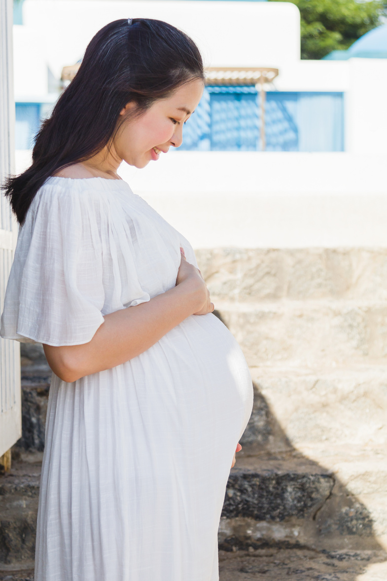Happy Pregnant Woman