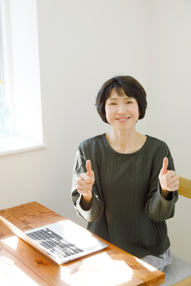 Japanese middle age woman